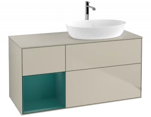 Villeroy&Boch Тумба под раковину Прямоугольная версия FA43GSHH Finion Sand Matt Lacquer