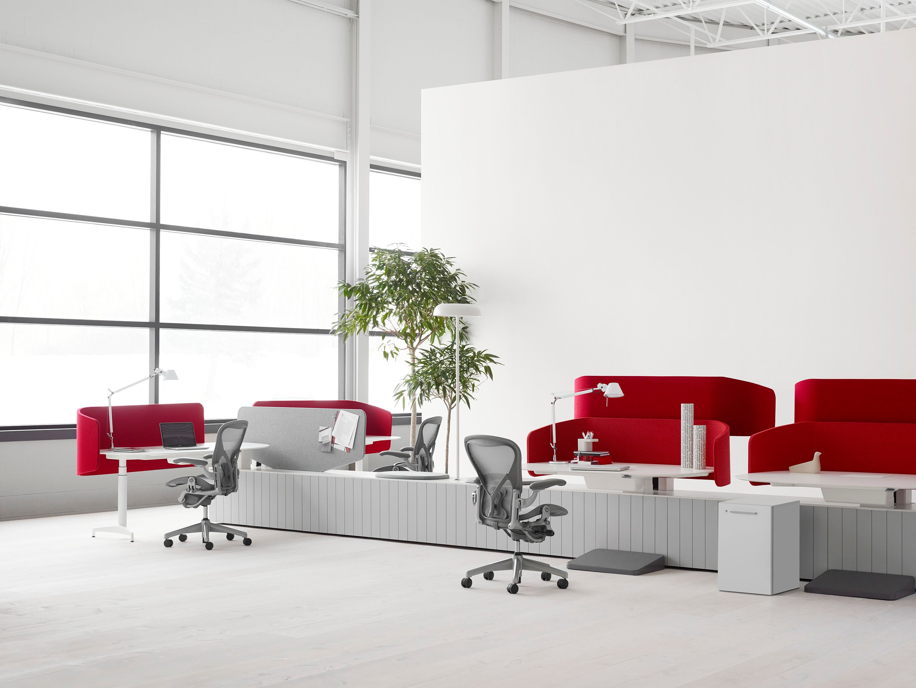 Мобильный офис низкий звукопоглощающий Herman Miller местный ARCH-00083704 - Вид №6
