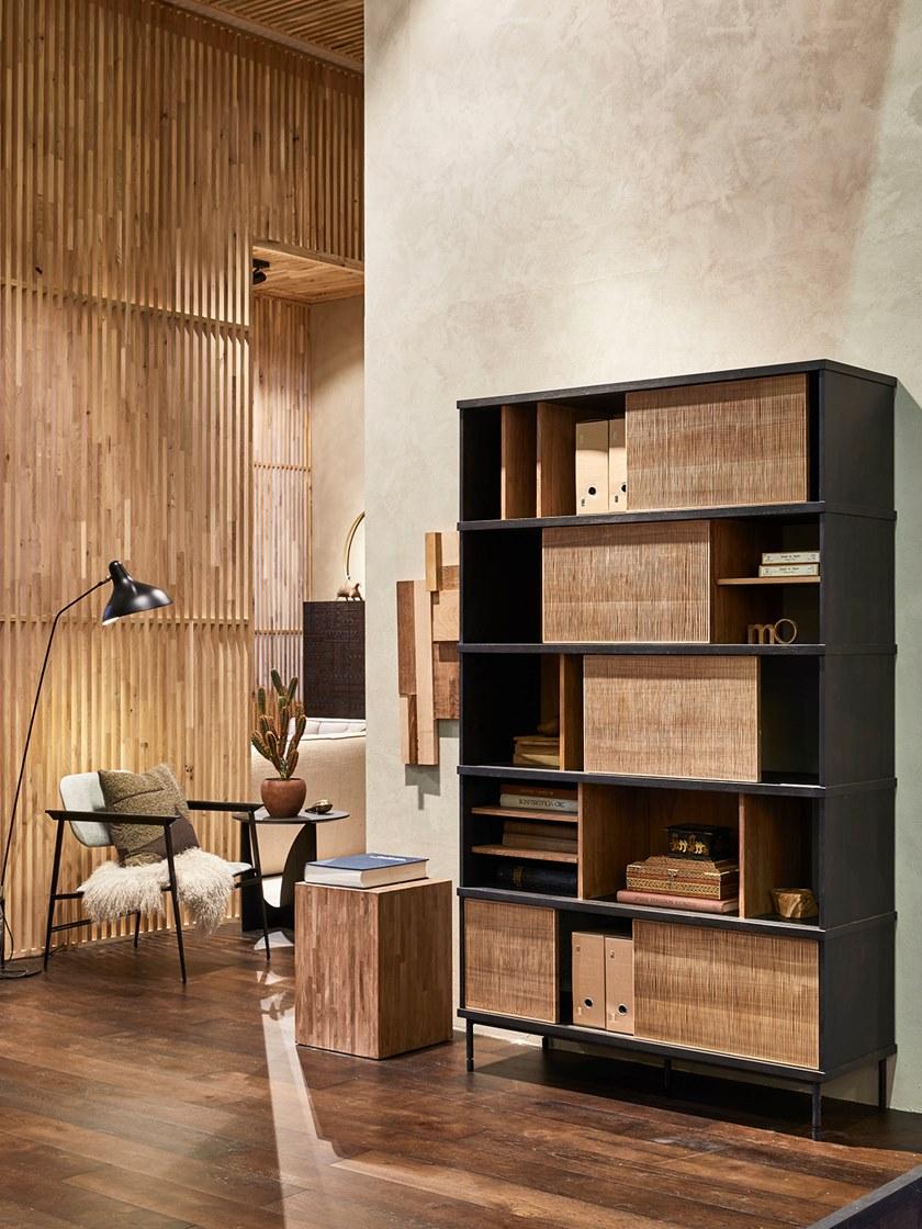 Ethnicraft Книжный шкаф из тика Oscar 10144 - Вид №3