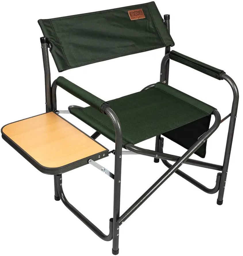 90387885 Кресло складное CL-011 Camping World Miste с откидным столиком 58x79 см до 130 кг зеленое STLM-0209814