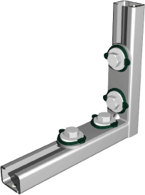 6584002 BIS RapidRail® Уголки 90° для создания конструкций из профиля RapidRail walraven  - Вид №2