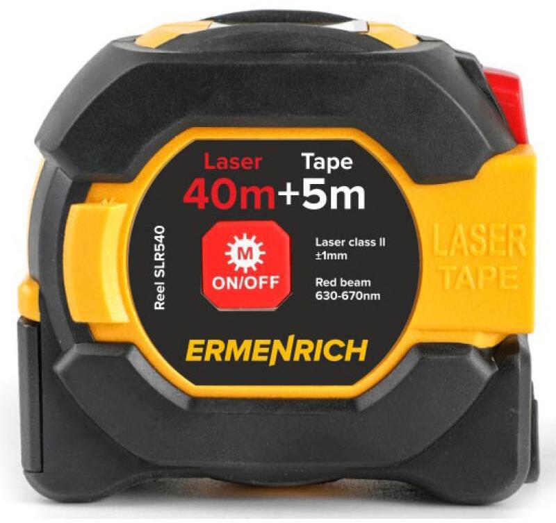 91020235 Рулетка с лазерным дальномером Ermenrich 81878 STLM-0444333 ERMENRICH (ЭРМЕНРИХ)