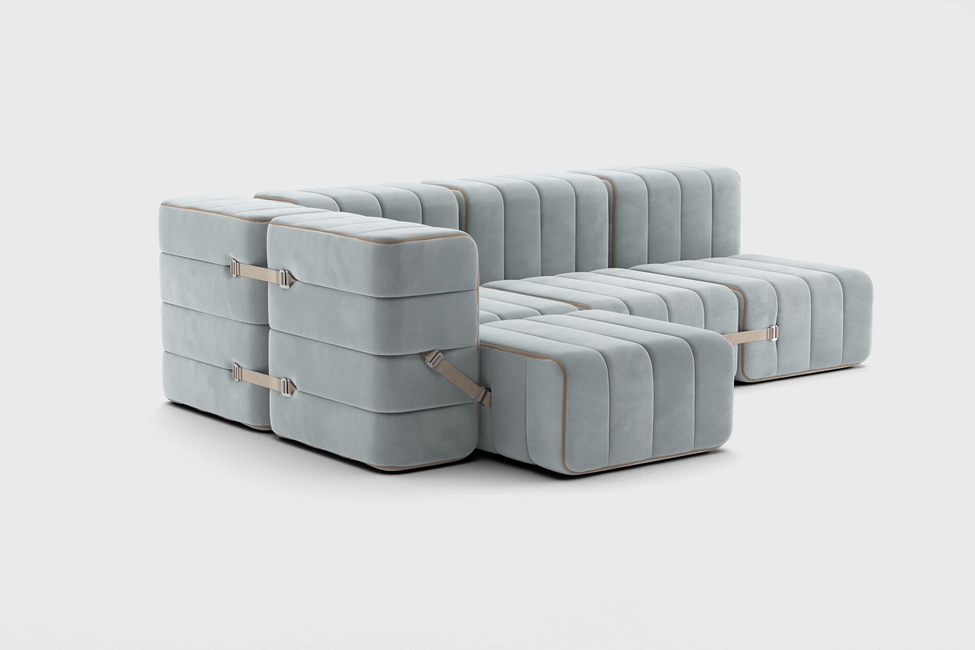 Модульный угловой диван из ткани AMBIVALENZ Curt ARCH-00061719 - Вид №19