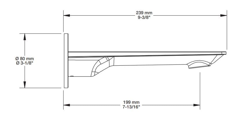 Набор термостатических встраиваемых ванн с ручным душем BARIL Petite B04 ARCH-00044143 - Вид №6