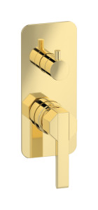 Встроенный смеситель для душа с двухходовым дивертером WE ARE IB bl310ii Pale Gold Belmondo