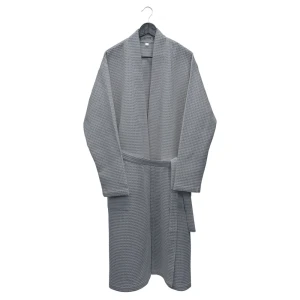 Халат вафельный Votex Home Кимоно без капюшона размер XXL цвет серый