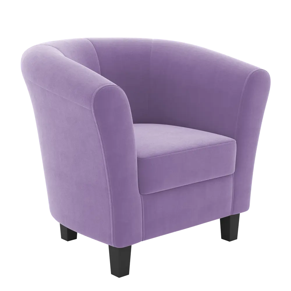 Кресло полиэстер Seasons Марсель CAMARO23 сиреневое 85x73x77 см 85098313 STLM-2180821 