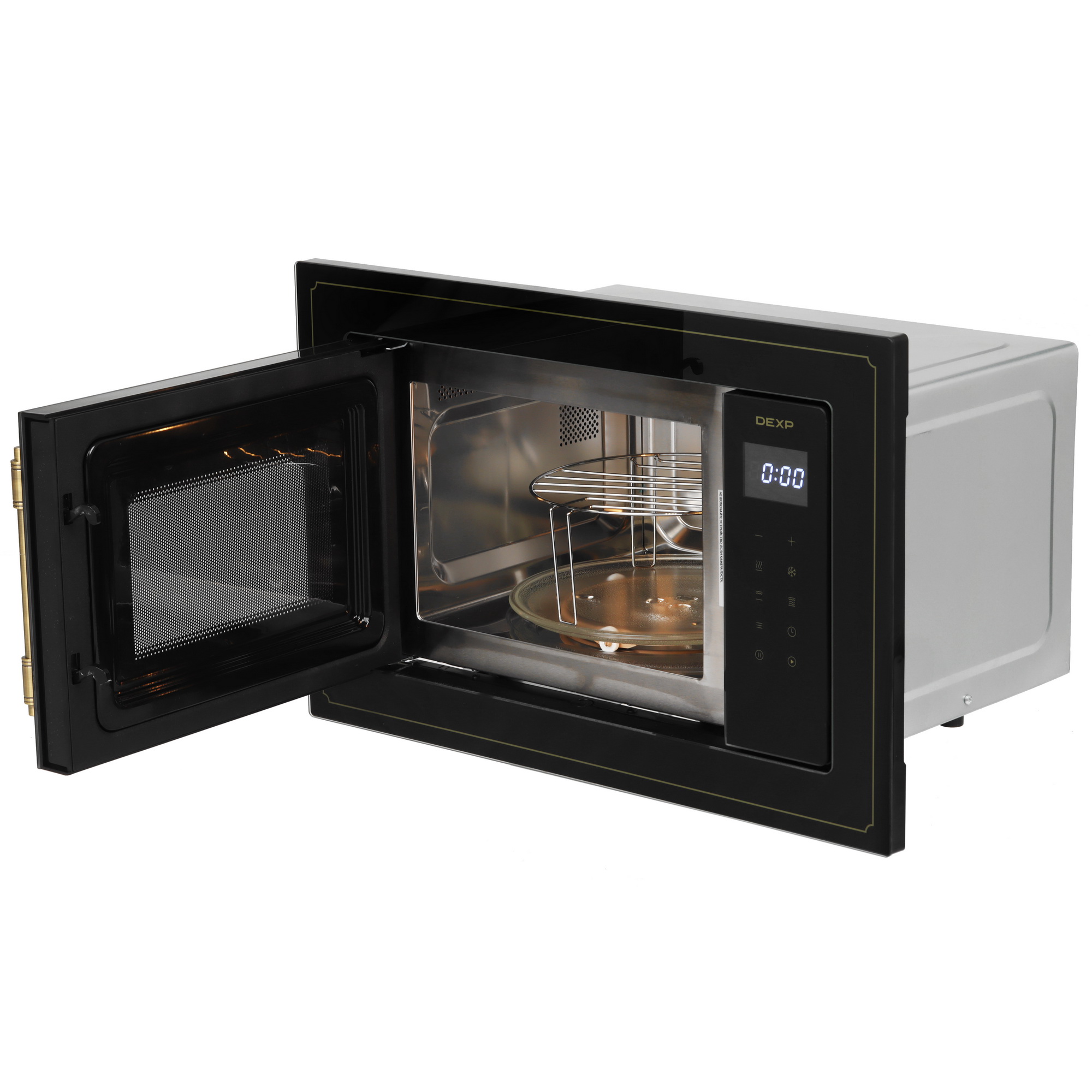 9134715 Встраиваемая микроволновая печь DEXP Rustic 01 черный STDN-0040708 - Вид №4