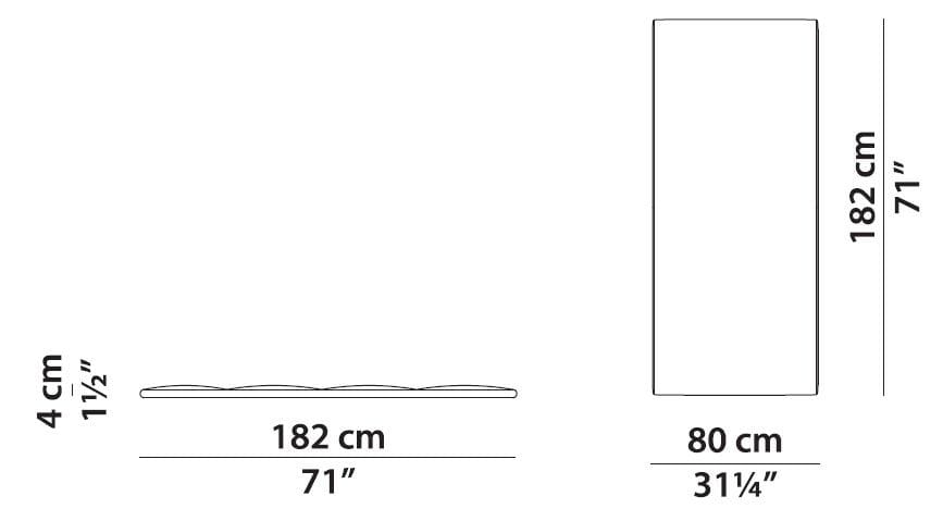 Садовая кровать Polimex® с подголовником Baxter Дхарма ARCH-00100921 - Вид №6