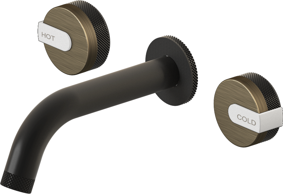 E-11530-R1VBB-L1WT-BK Смеситель для умывальника из 19,1см носикем (внешняя часть) GRAFF MOD+