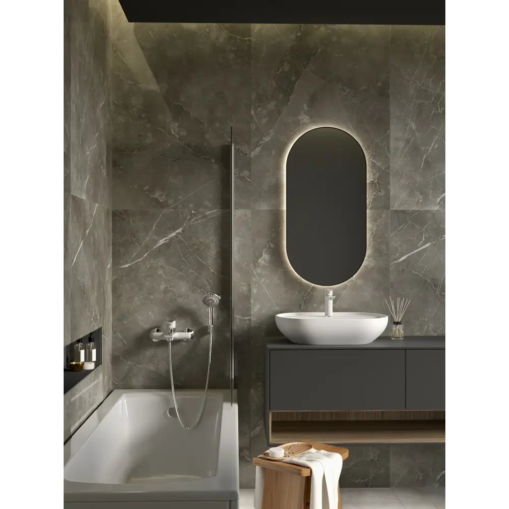 Смеситель ESKO Lucca для раковины — белый матовый с хромом 89358550 STLM-1517663 - Вид №6