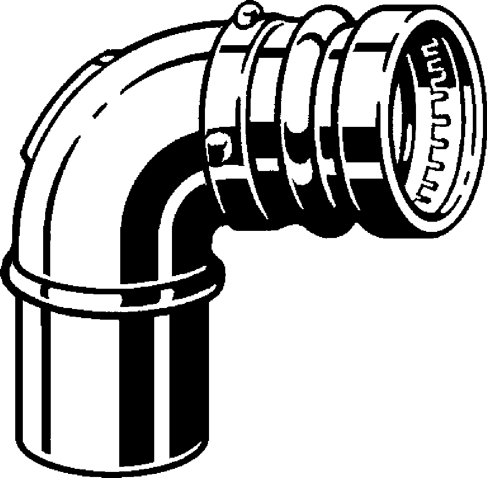 Viega Отвод 90° Sanpress XL 2216.1XL (353650) 353 650 - Вид №1