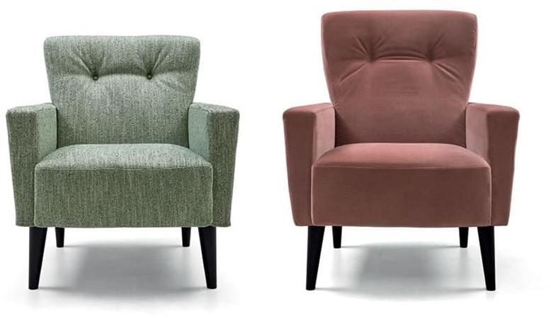 Bodema Кресло из ткани с подлокотниками  Nic000/nic001  - Вид №2