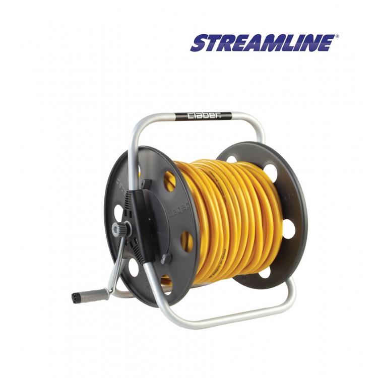 HRM150-6-AS STREAMLINE Катушка для шланга металлическая, шланг ECOLINE 8мм 50 м
Катушка для шланга металическая, шланг ECOLINE 8мм. в комплекте 
