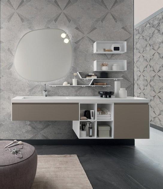 RAB Arredobagno Подвесной туалетный столик с зеркалом 3.0 sun-id-1363166 - Вид №1