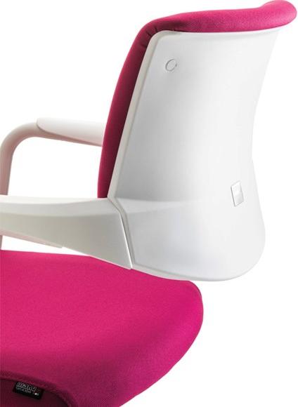 VAGHI Вращающийся стул с металлическим каркасом и тканевым сиденьем Morea comfort guest Cboeb/cboex/cmonl - Вид №5