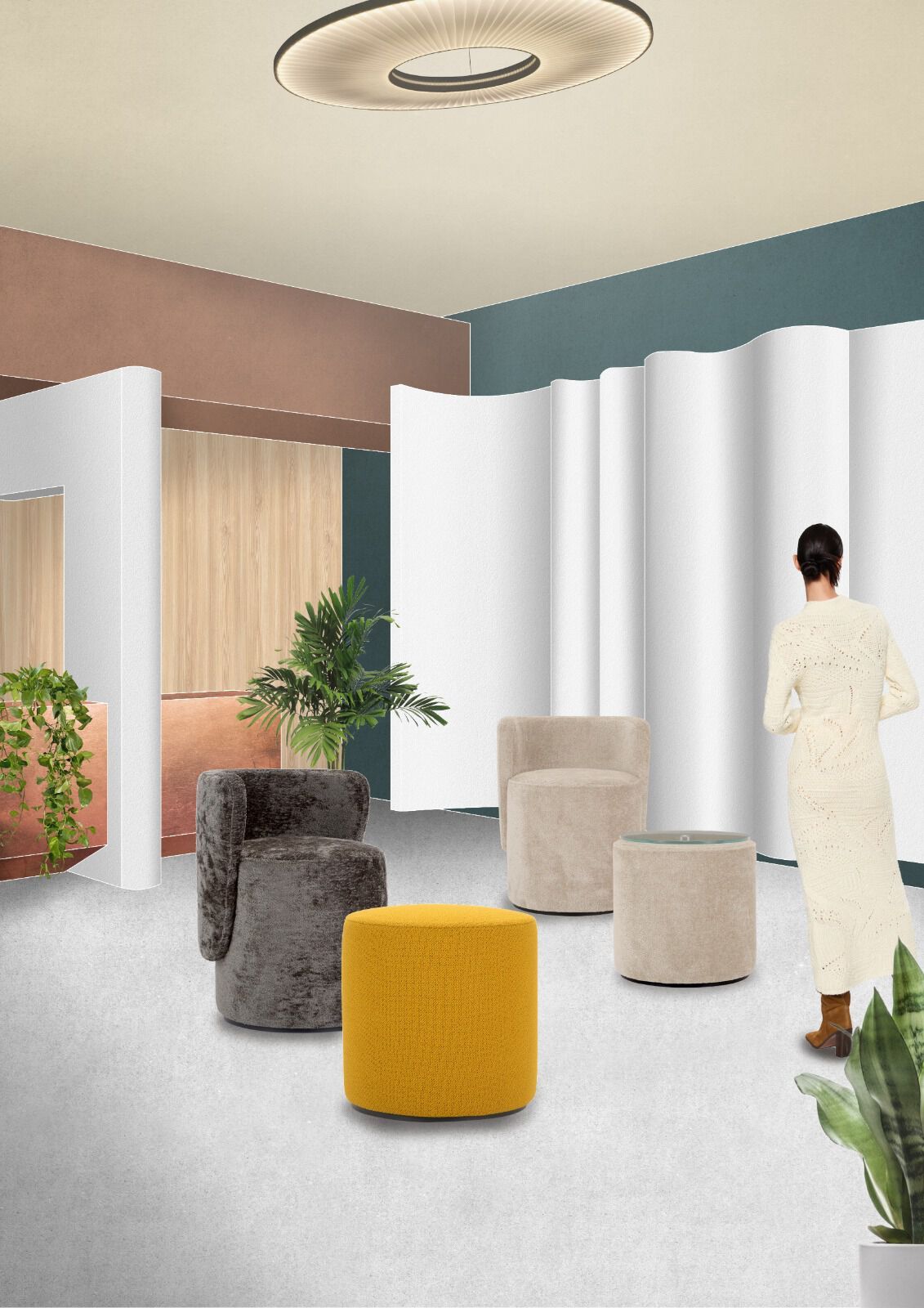 Тканевое кресло Adrenalina Boll ARCH-00083165 - Вид №2