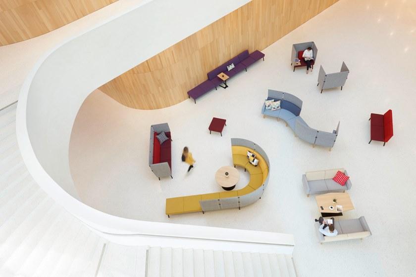 Dauphin Модульная тканевая скамья со спинкой Reefs sun-id-1448134 - Вид №6