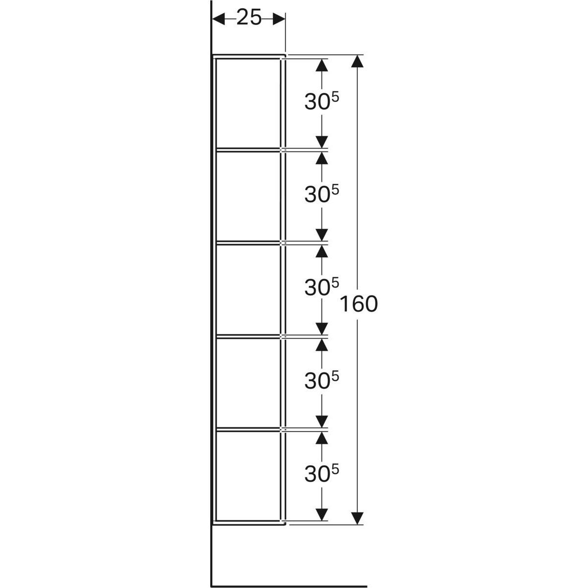 Ванная комната колонка с зеркалом Geberit Citterio ARCH-00150708