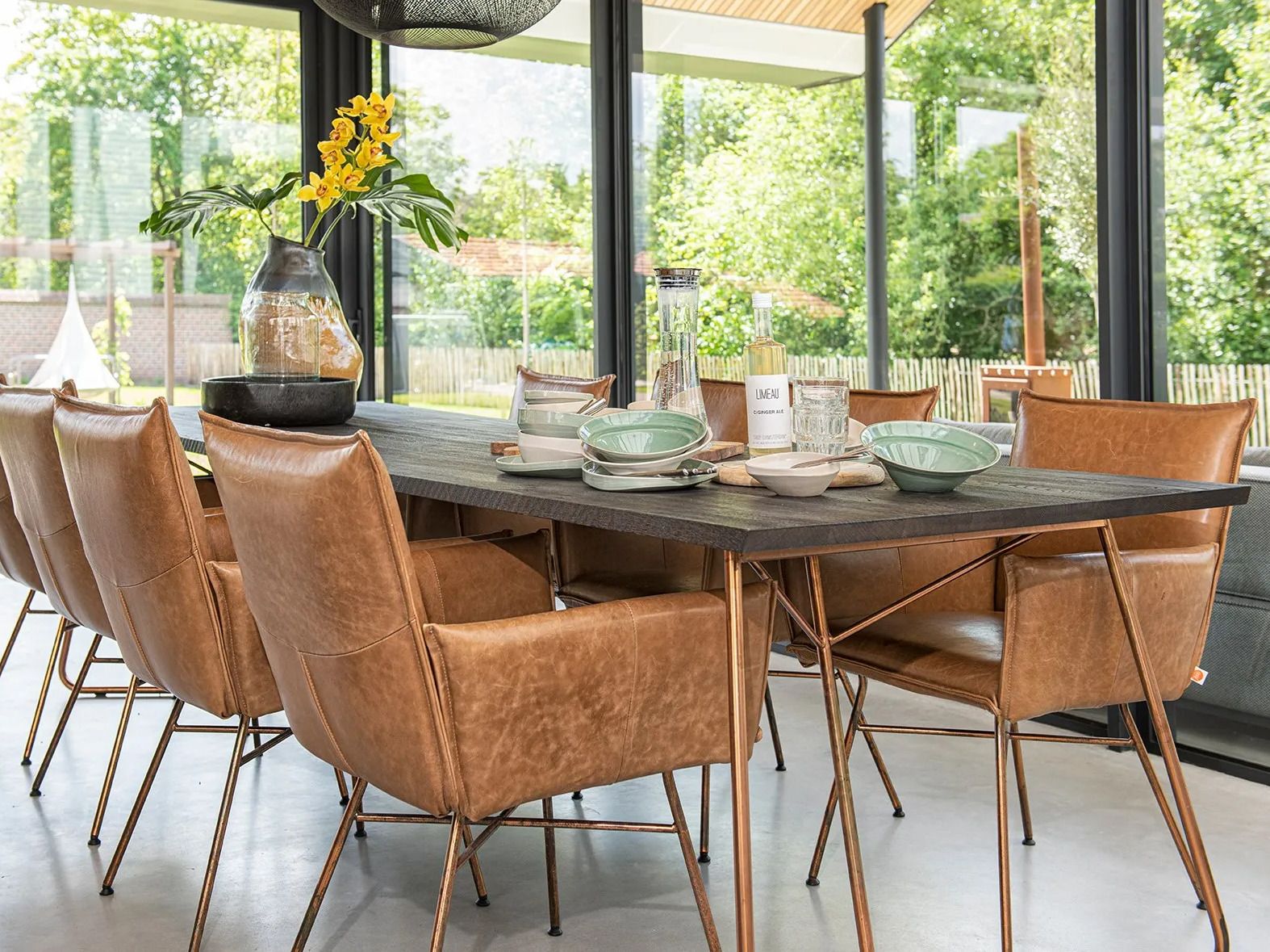 Деревянный прямоугольный обеденный стол Jess ARCH-00020217 - Вид №4