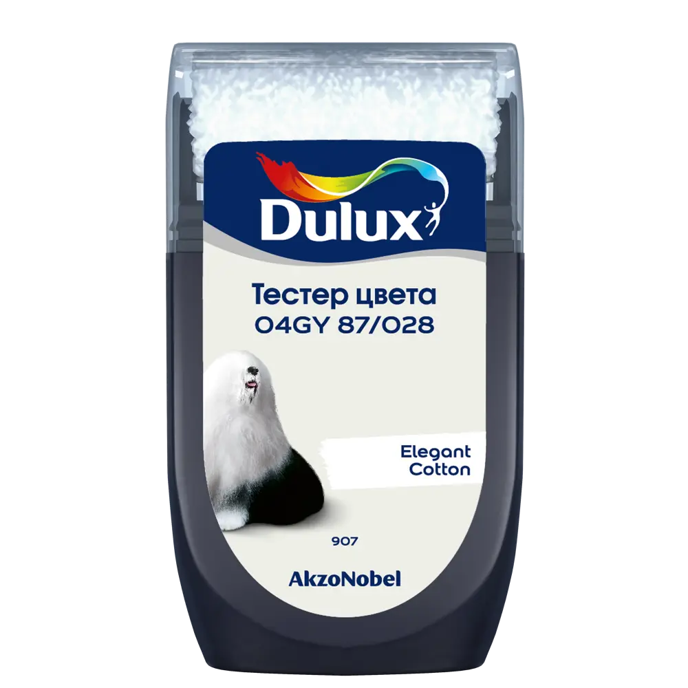 Тестер краски для стен Dulux 04GY 87/028 Elegant Cotton 30 мл 84870528 STLM-2054315  - Вид №1