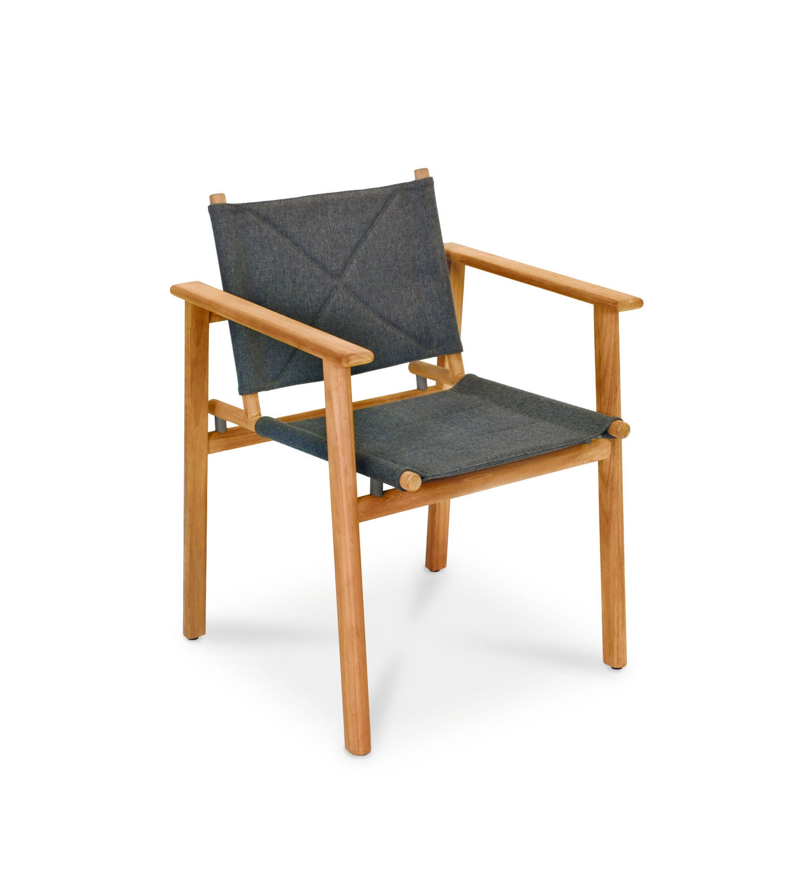 Стул из тикового дерева с подлокотниками FISCHER MÖBEL теннис ARCH-00012962 - Вид №4