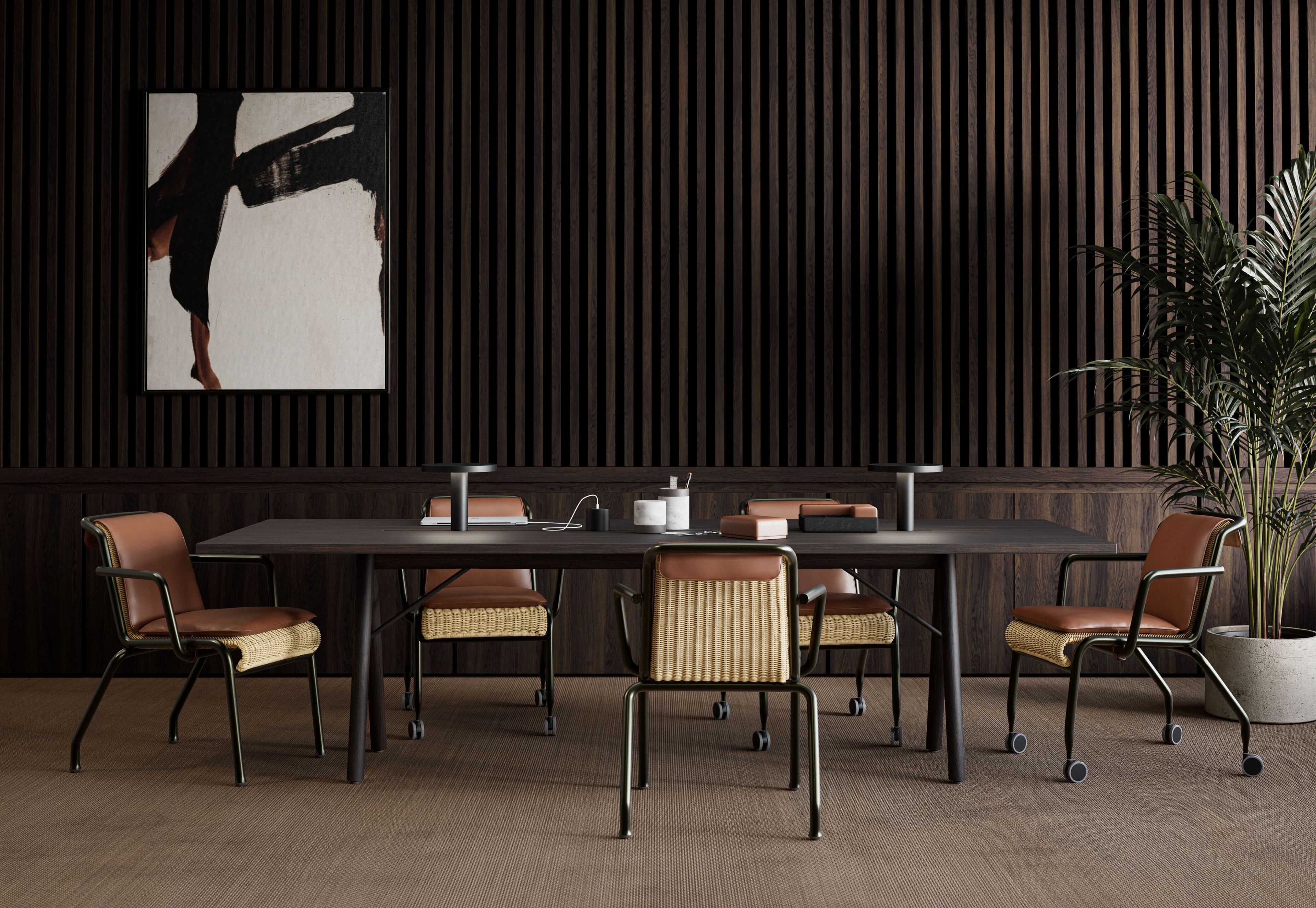 Стул из ротанга и алюминия с подлокотниками Kettal Eolias ARCH-00151871 - Вид №3