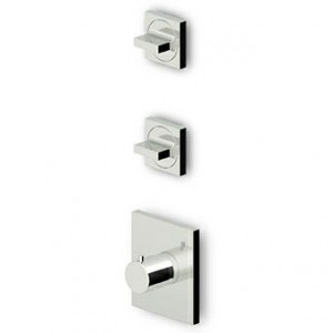 ZA5660 - R97821 Встраиваемый термостатический смеситель для душа 1/2 "с двумя запорными кранами. Zucchetti Aguablu