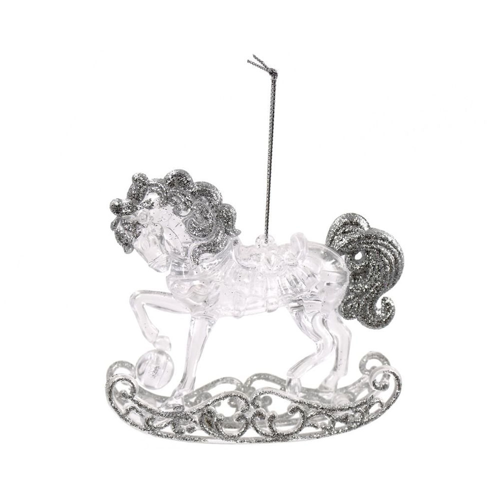 254634 Новогоднее украшение "Конь" 11 х 2 х 8 см РЕМЕКО 