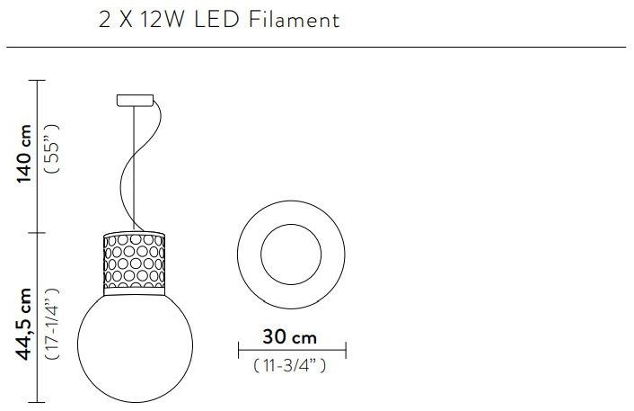 Slamp Светодиодная подвесная лампа Atmosfera sun-id-1487273 - Вид №5