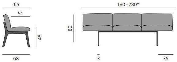 more Скамья из мягкой кожи со спинкой Sova sun-id-1393352 - Вид №4