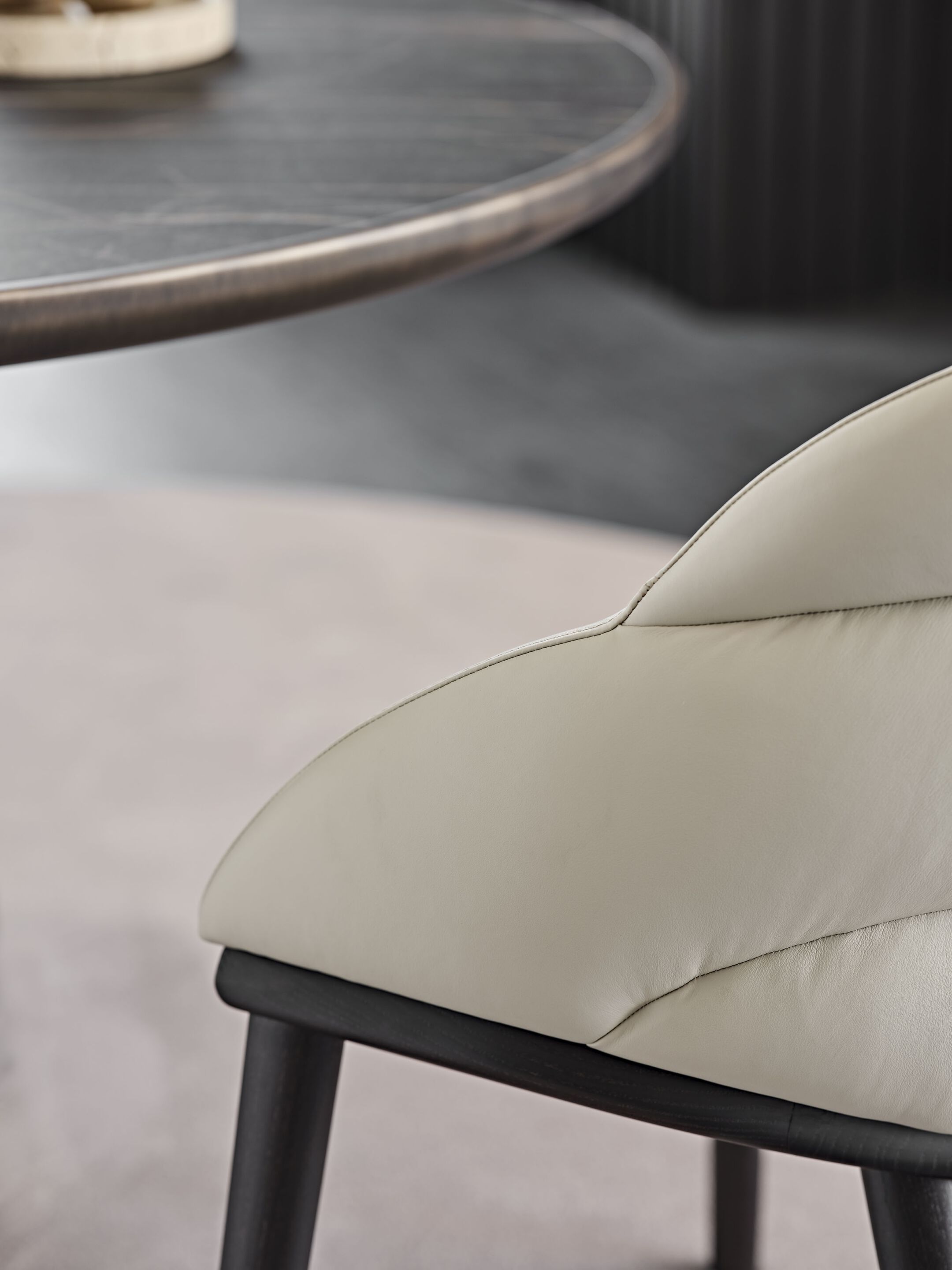 Кожаный мягкий стул с подлокотниками Cattelan italia Камилла ARCH-00051620 - Вид №3