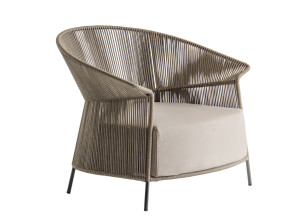 Веревочное садовое кресло для отдыха