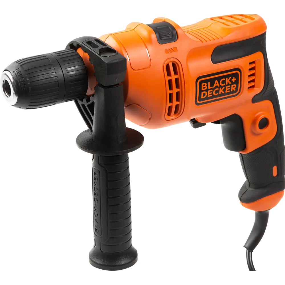 Ударная дрель Black&Decker BEH200-QS, 500Вт BLACK + DECKER STLM-2077302