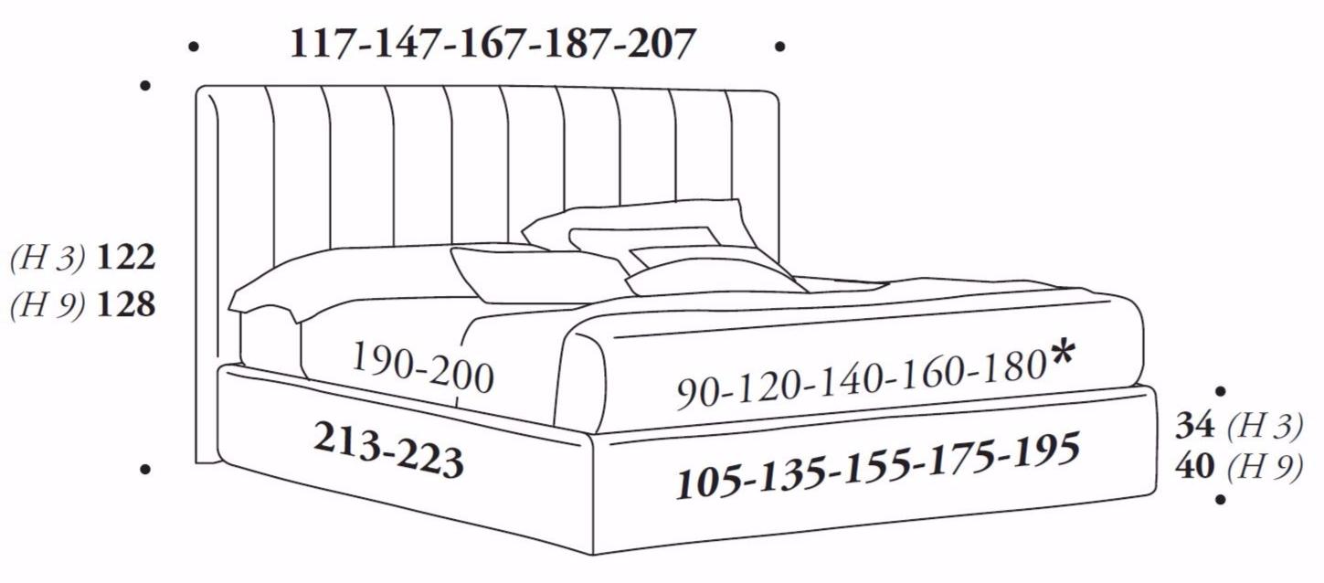Felis Двуспальная кровать из ткани с мягким изголовьем Bed stories sun-id-1345951 - Вид №10