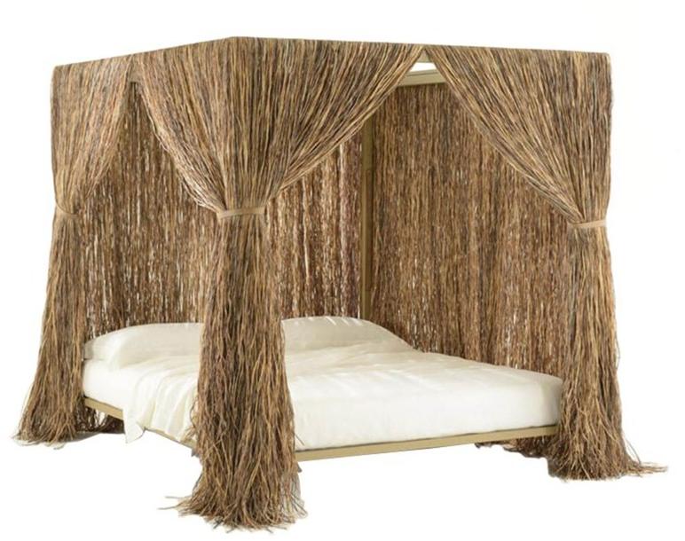 edra Кровать с балдахином с балдахином из ниток рафия Cabana Cbnb50 - Вид №2