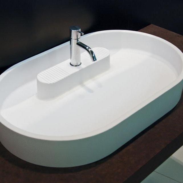 45621 Накладная раковина на столешницу  овальная Rapsel  - Вид №1