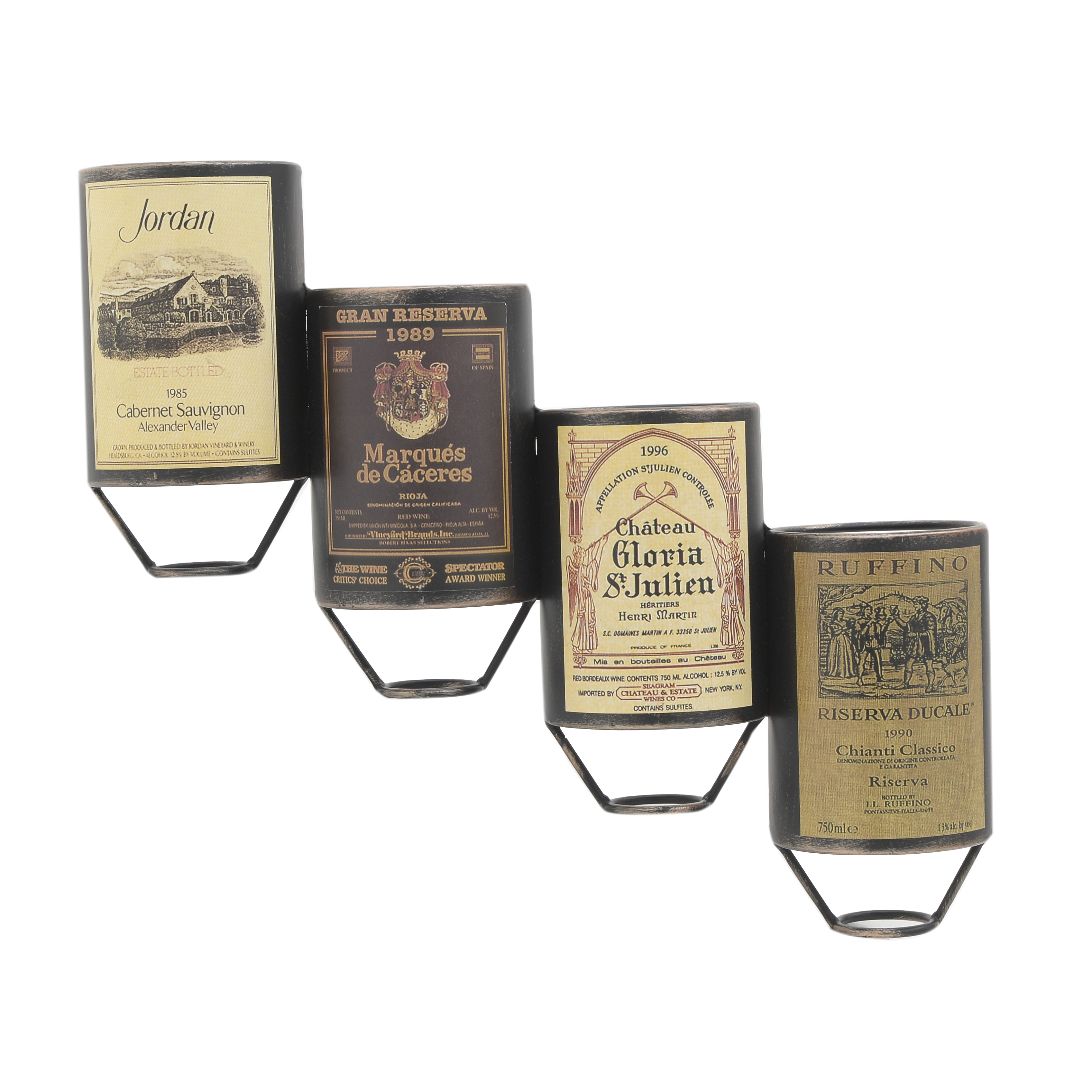 3870812.0018 ПОДСТАВКА ДЛЯ ВИНА НАСТЕННАЯ TO4ROOMS  - Вид №1