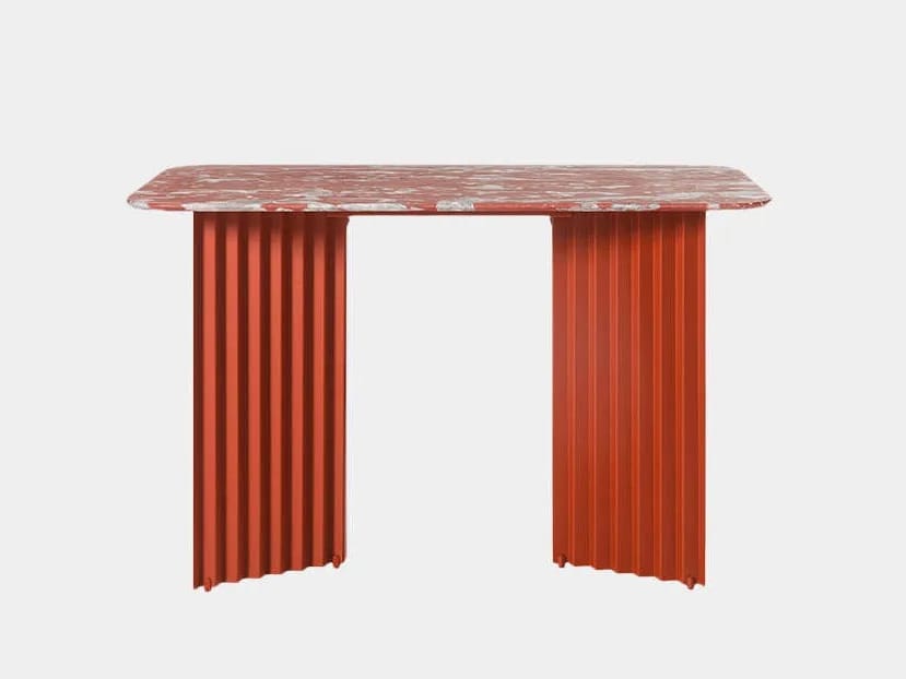 Прямоугольный стол из мрамора и стальной основы RS Barcelona Plec ARCH-00073745