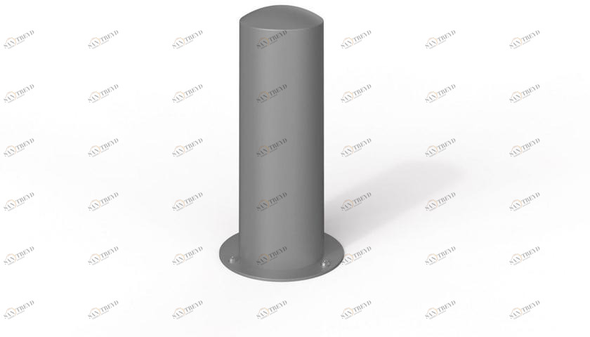 City Design Стационарный цилиндрический стальной столбик с основанием sun-id-1389121