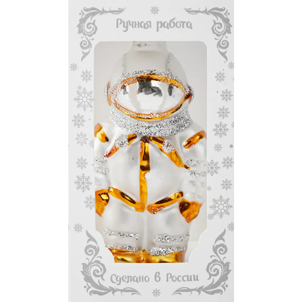 85178237 Елочное украшение Космонавт ФУ-616 Коломеев 11x6 см STLM-1437150 Santreyd  - Вид №2