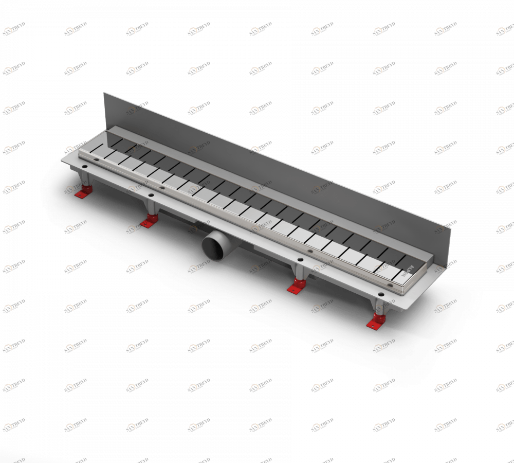 Водоотводящий желоб ALPEN Medium ALP-650MN2 к стене с рамкой 