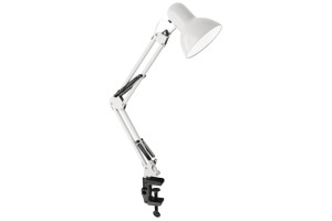 15747663 Настольный светильник UF-312P С01 белый 230V 60W 12894 Ultraflash