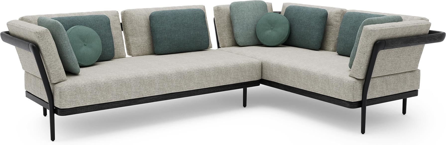 MNST1220 Concept 6 teak nero черный Manutti Flex