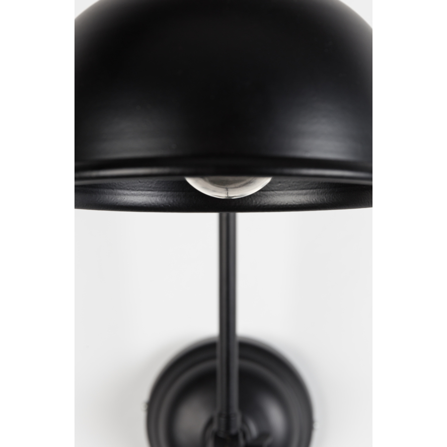 Лампа настенная Maarten черная White Label Living 5400022 - Вид №3