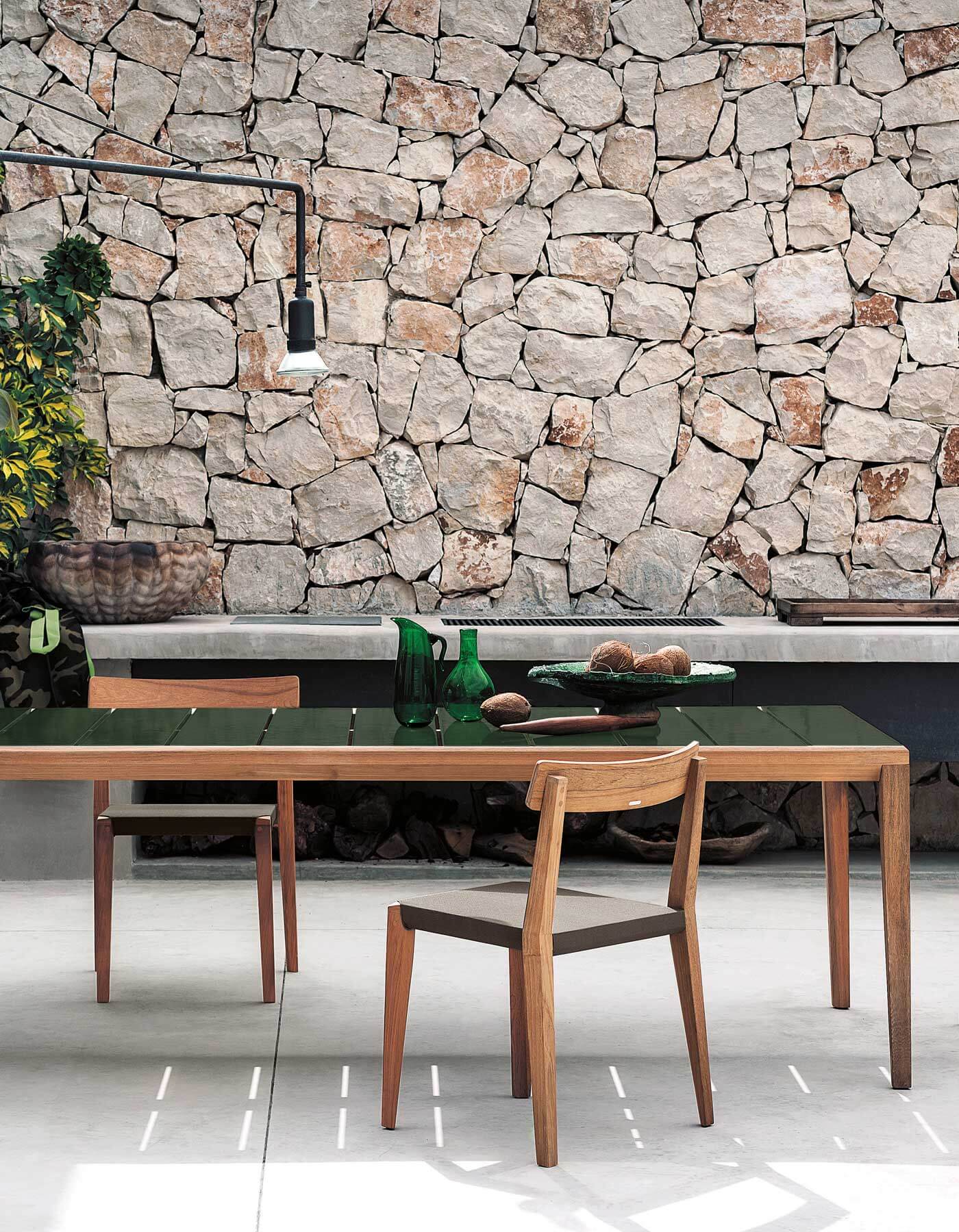 Прямоугольный садовый стол из тикового дерева RODA Teka ARCH-00078167 - Вид №2