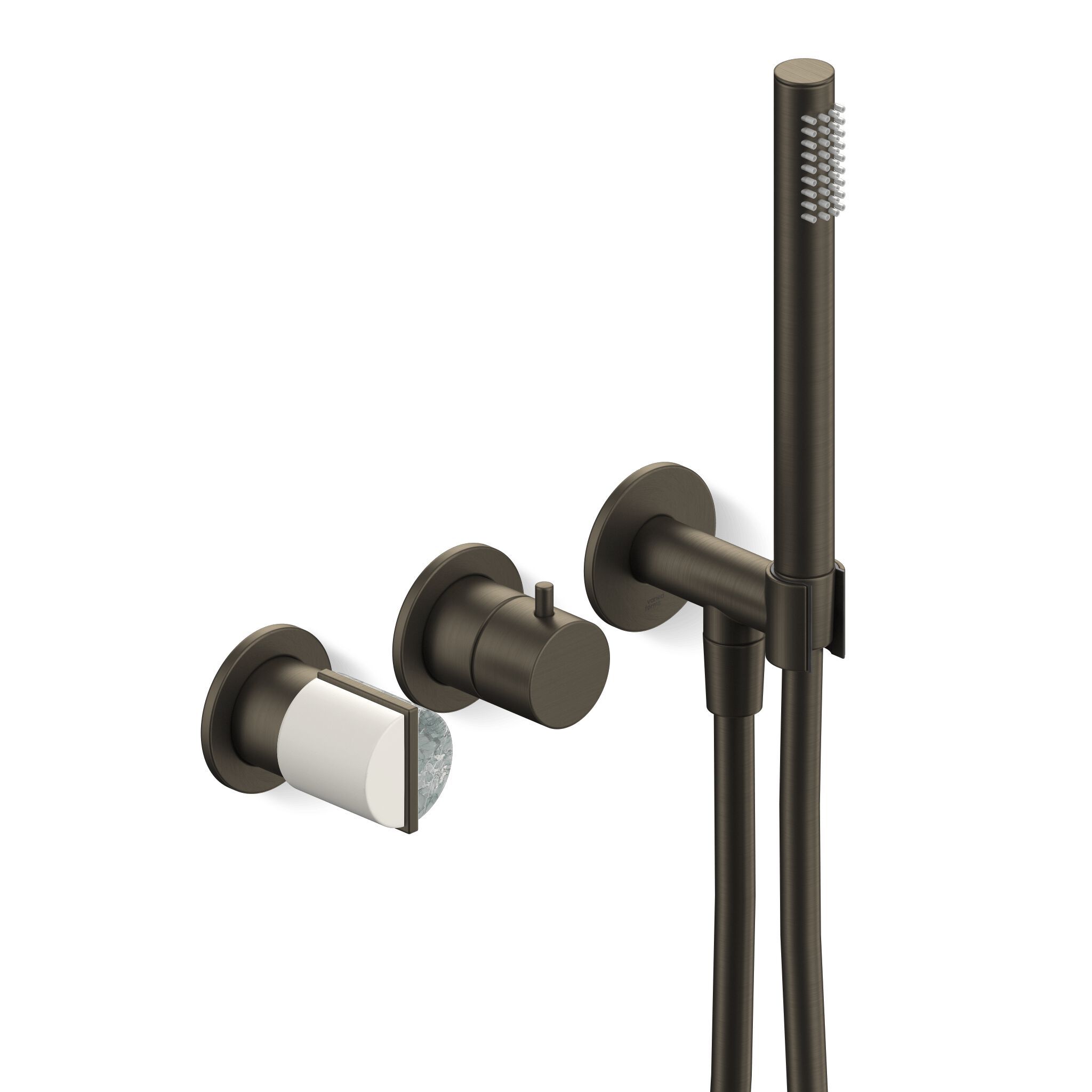 Смеситель для душа с 3 отверстиями и ручным душем Varied Forms Macaron ARCH-00008180 - Вид №5