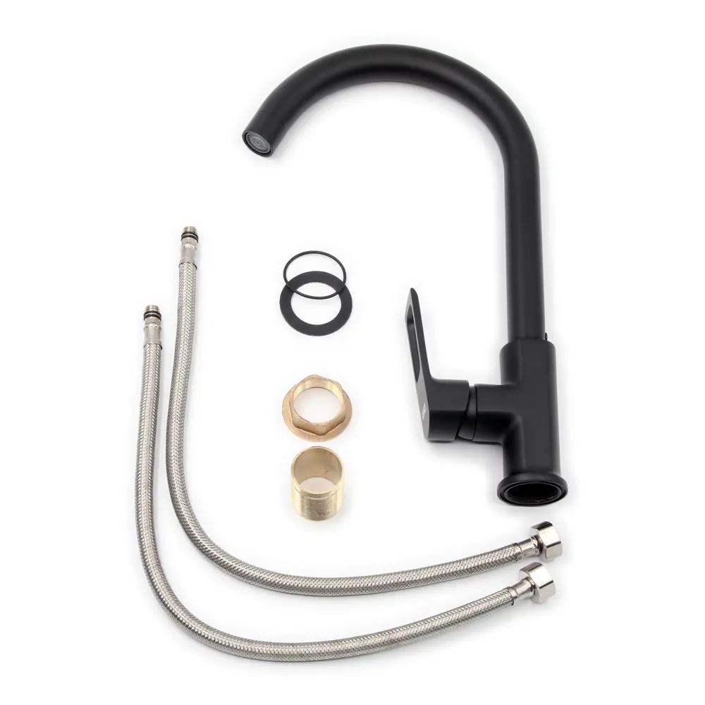 Смеситель кухонный Esko Nancy NC 519B высота 33.2 см цвет черный NC519B STLM-2205816 - Вид №7