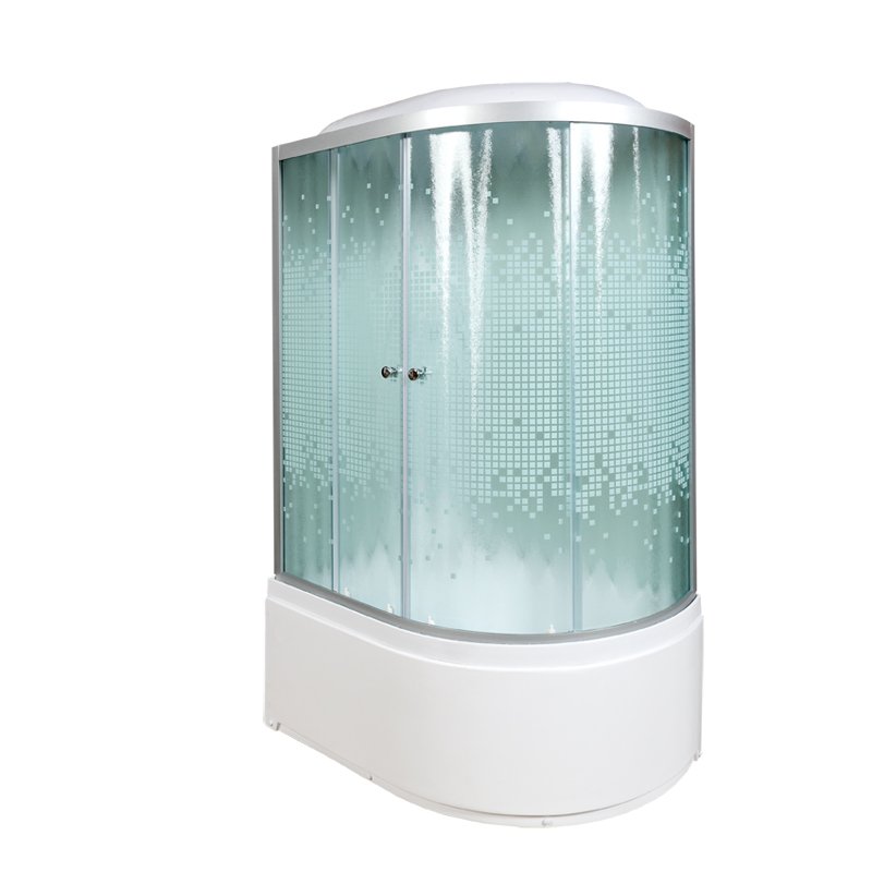 B10 BLACK Душевая кабина DETO Серия В L 920 L с гм. и эл. - Вид №10