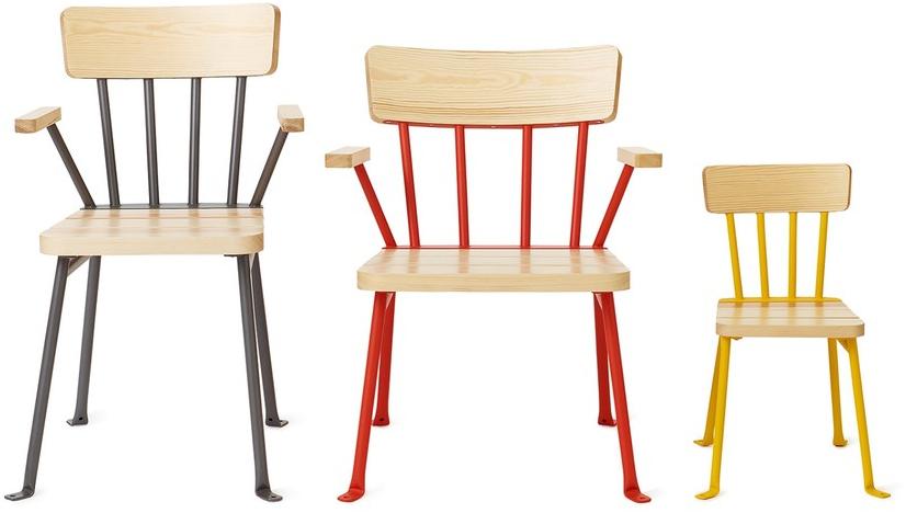 Nola Industrier Стул из стали и дерева Bollnäs sun-id-1496035 - Вид №2